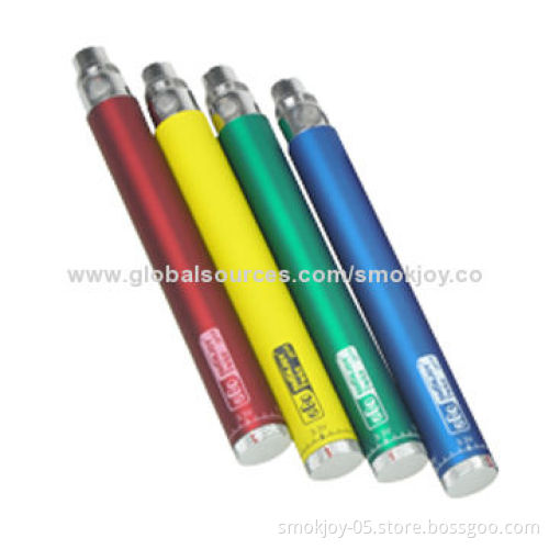 Smokjoy Wholesale eGo Twist Batteries, 650, 900, 1,100, 1,300mAh Capacity
